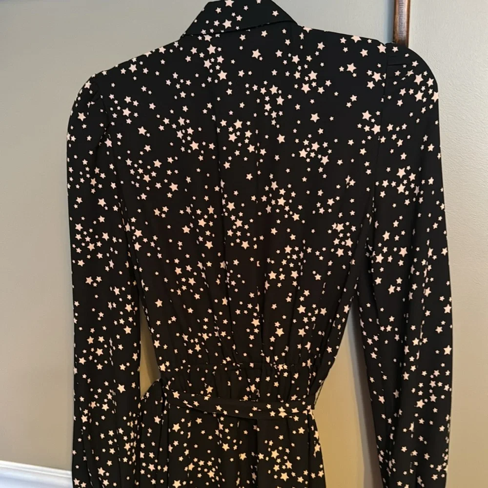 ✨NWT Kate Spade Scattered Stars ShirtDress Midi Length Size 4